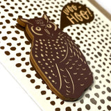 Woo Hoo Card w/ Owl Magnet