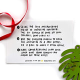 Consent is Sexy - Wooden Mistletoe