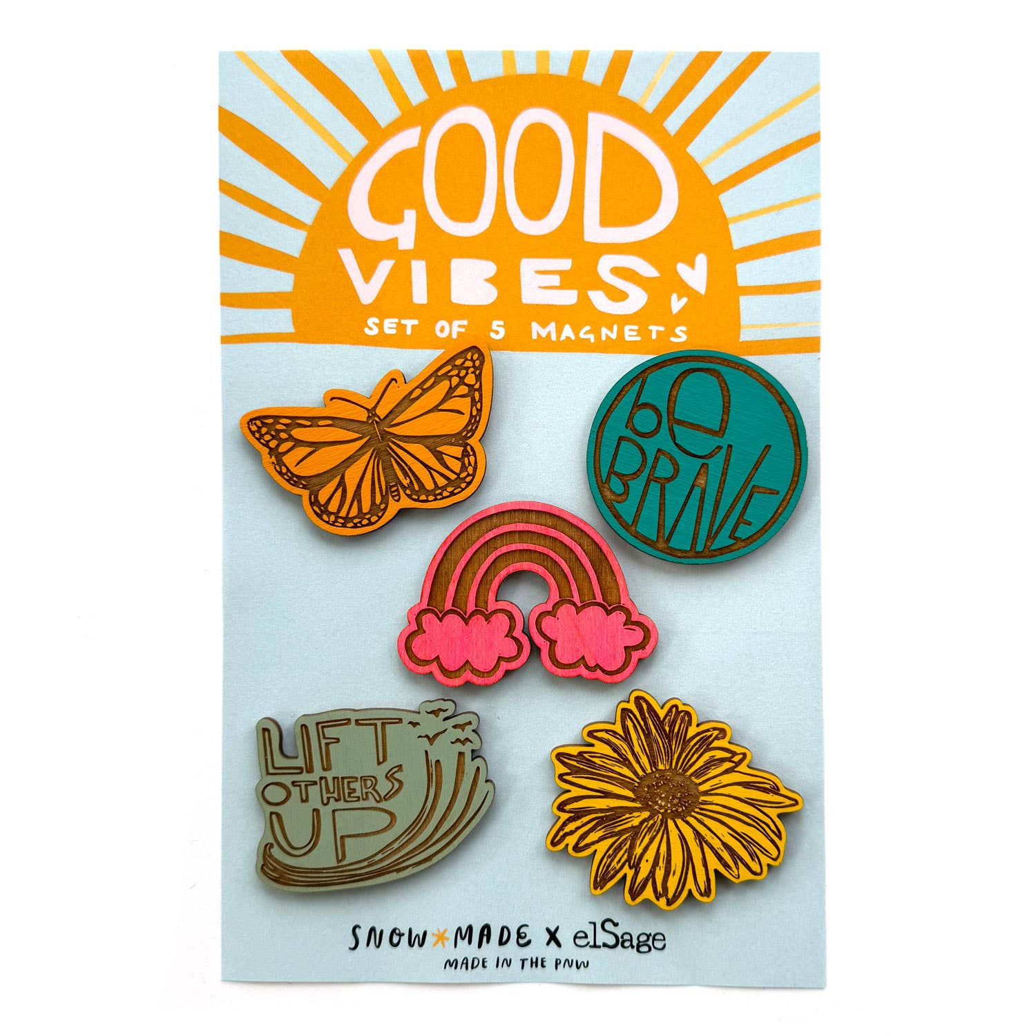 thumbnail image 2 of Give Yourself Grace Magnet - Reusable Inspirational Sticker For Cars & Fridges 2 of 13