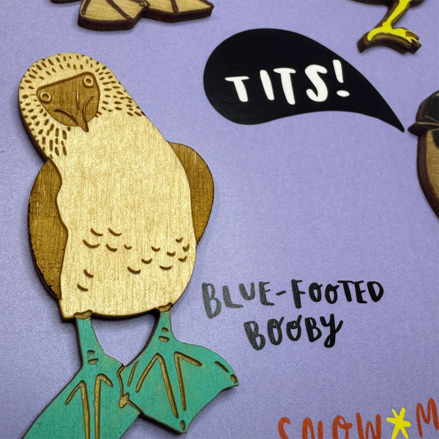Birds Gone Wild - Tits and Boobies - Set of 5 Magnets – SnowMade, Inc
