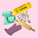 I'd Rather be Baking - Set of 5 Magnets