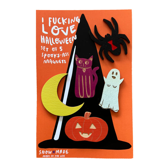 I F*cking Love Halloween Magnet Set