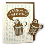 A Graduation? In This Economy?! Possum Magnet w/ Card