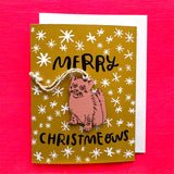 Merry Christmeows - Cat Ornament w/ Card