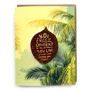 Kamala '24 Fundraiser: Coconut in Context Magnet w/ Card