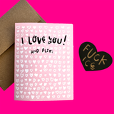 I Love You and also F*ck Ice Magnet w/Card