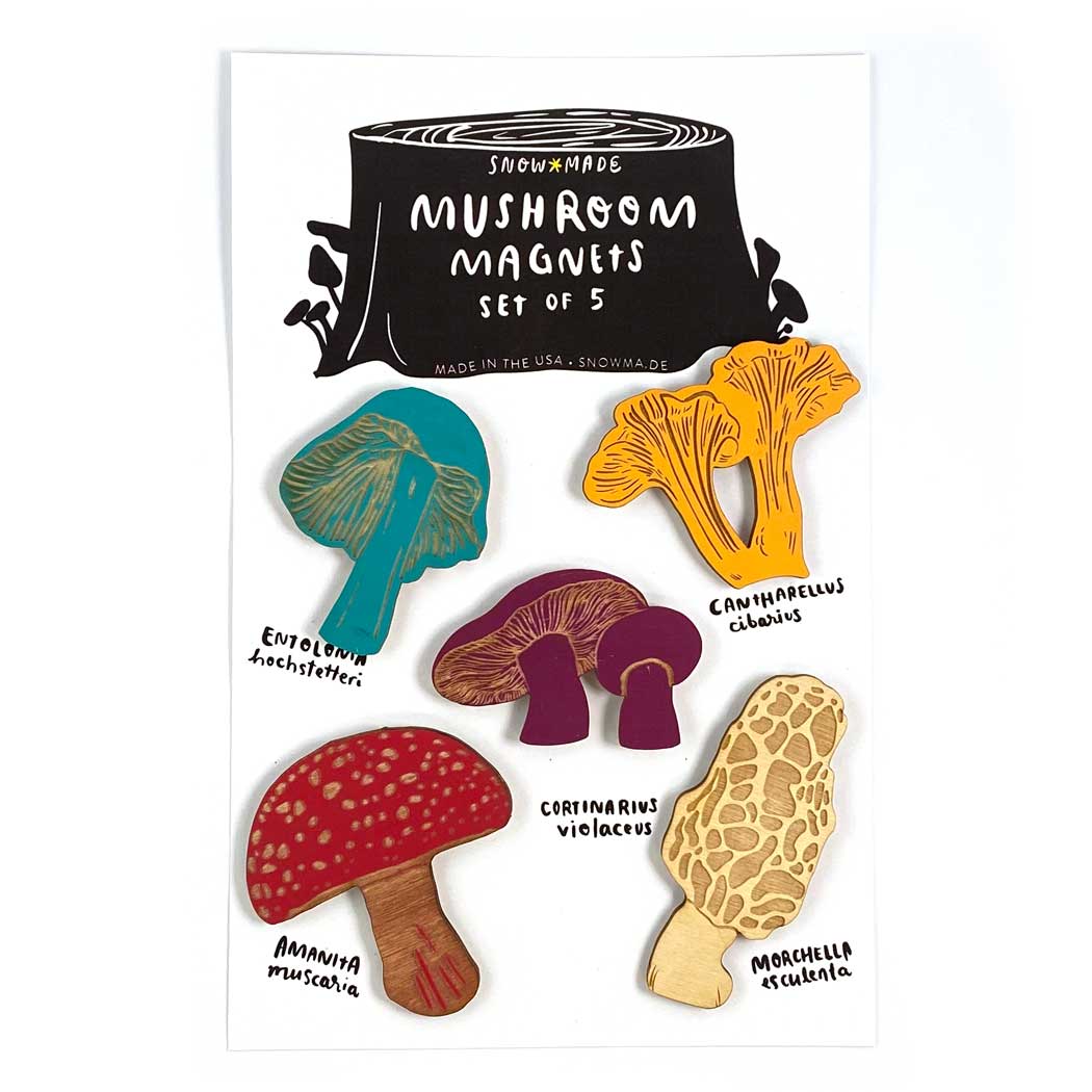 SnowMade Mushroom Series 1 Magnets