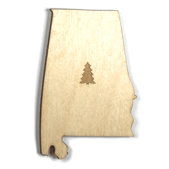 Picture of Alabama Tree Magnet in Natural