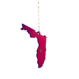 Photograph of Laser-engraved Florida Heart Ornament - Large