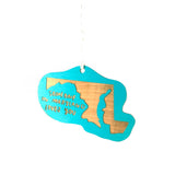 Photograph of Laser-engraved Someone in Maryland Loves You Ornament - Small