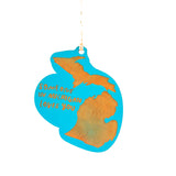 Photograph of Laser-engraved Someone in Michigan Loves You Ornament - Large