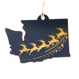 Photograph of Laser-engraved Washington Reindeer Ornament - Small