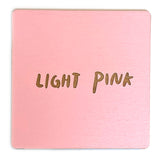 Photograph of a light pink color swatch