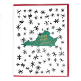 Photograph of Laser-engraved Happy Holidays from Virginia Magnet with Card