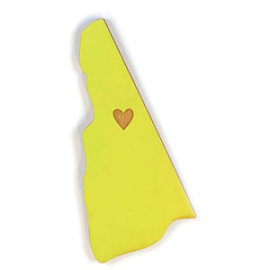 Photograph of Laser-engraved New Hampshire Heart Magnet