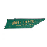 Photograph of Laser-engraved Happy Holidays from Tennessee Magnet