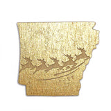 Photograph of Laser-engraved Arkansas Reindeer Magnet