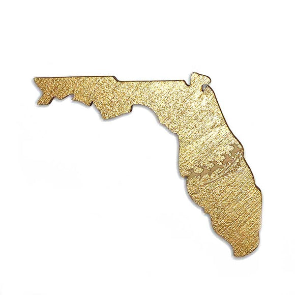 Photograph of Laser-engraved Florida Reindeer Magnet