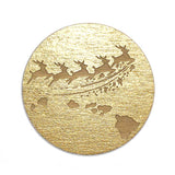 Photograph of Laser-engraved Hawaii Reindeer Magnet
