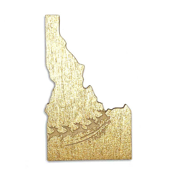 Photograph of Laser-engraved Idaho Reindeer Magnet