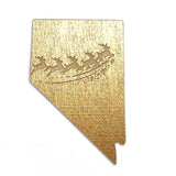 Photograph of Laser-engraved Nevada Reindeer Magnet