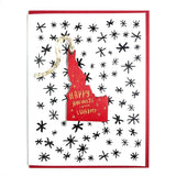 Photograph of Laser-engraved Happy Holidays from Idaho Ornament with Card