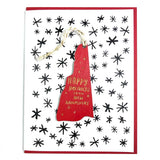 Photograph of Laser-engraved Happy Holidays from New Hampshire Ornament with Card