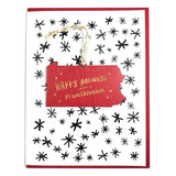 Photograph of Laser-engraved Happy Holidays from Pennsylvania Ornament with Card