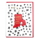 Photograph of Laser-engraved Happy Holidays from Rhode Island Ornament with Card