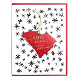 Photograph of Laser-engraved Happy Holidays from South Carolina Ornament with Card