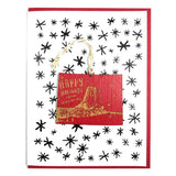 Photograph of Laser-engraved Happy Holidays from Wyoming Ornament with Card